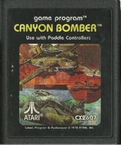Atari A26 Canyon Bomber - Paddle Controller Required