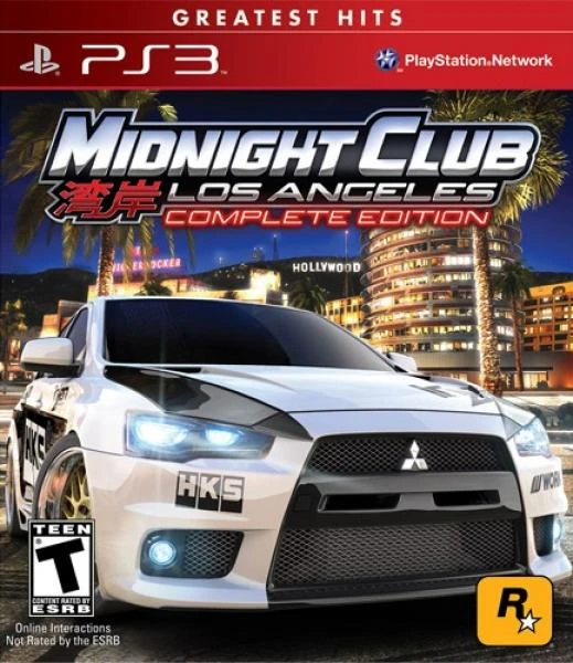 PLAYSTATION PS3 Midnight Club - Los Angeles LA - Complete Edition