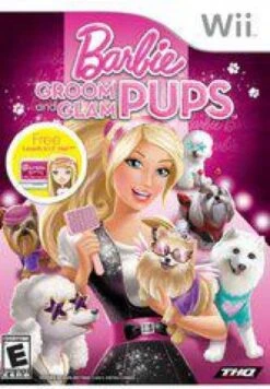 NINTENDO Wii Barbie - Groom And Glam Pups