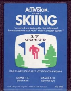A26 Skiing - Atari Picture Label