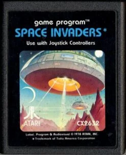 A26 Space Invaders - Atari Or Sears / TeleGames Picture Or Text Label