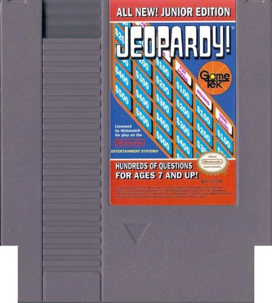 NINTENDO NES Jeopardy - Junior Jr Edition