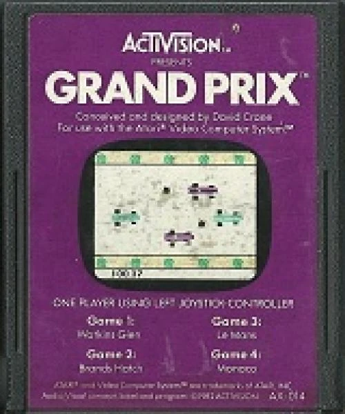 A26 Grand Prix - Atari Text Or Picture Label 1 A26 Grand Prix - Atari Text Or Picture Label