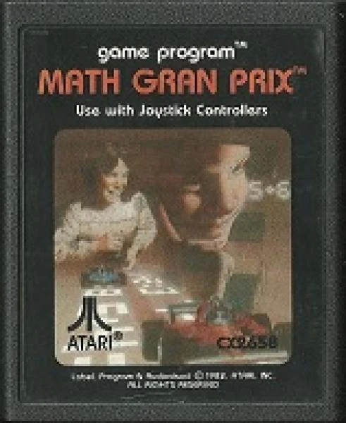 A26 Math Gran Prix - Atari Or Sears / TeleGames Picture Label 1 A26 Math Gran Prix - Atari Or Sears / TeleGames Picture Label