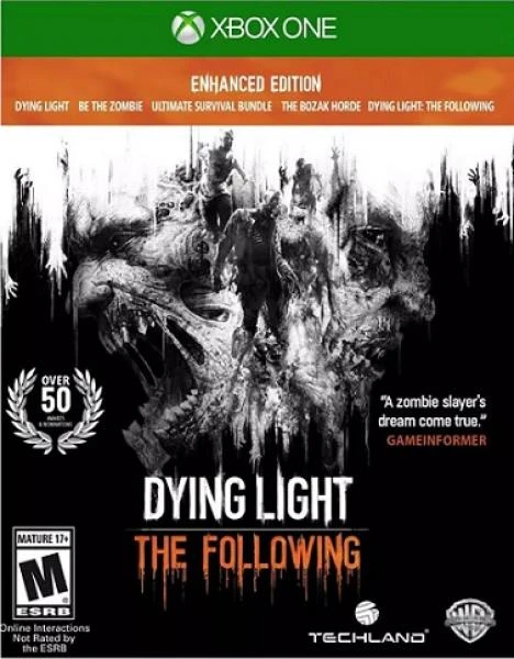 Xbox XB1 Dying Light - The Following - Enhanced Edition - DLC MAY NOT BE INCLUDED
