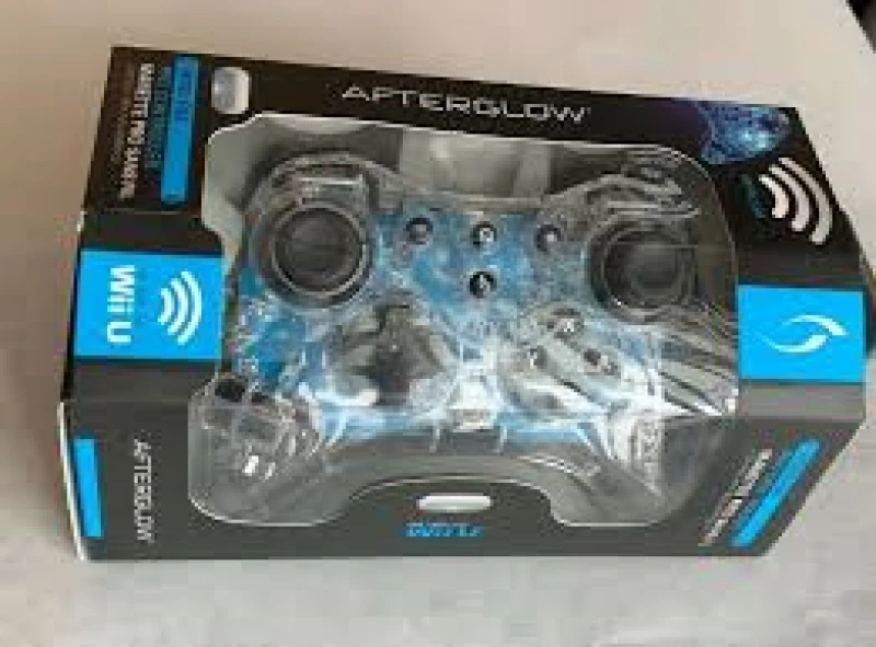 NINTENDO WiiU Pro Controller - Dual Analog - Wireless - (3rd) - NEW - PDP Afterglow - Innex 1 NINTENDO WiiU Pro Controller - Dual Analog - Wireless - (3rd) - NEW - PDP Afterglow - Innex