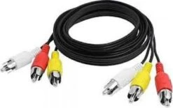 Universal AV Cable - Red Yellow And White - USED