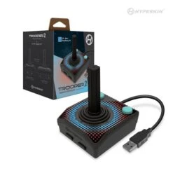 PC USB - A26 Style Atari 2600 Joystick - Trooper 2 (3rd) Controller - Hyperkin - NEW