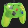 NINTENDO N64 Controller (3rd) Wired - Brawler64 - V2 - Retro Fighters - EXTREME GREEN - NEW