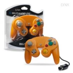 NINTENDO GC Controller (3rd) NEW - CirKa - Classic Controller - Orange