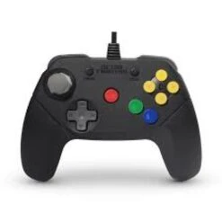 NINTENDO N64 Controller (3rd) Brawler64 - Retro Fighters - BLACK - NEW