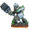 Activision Skylanders - Giants - Figure - Orange Base - Earth - Crusher - Silver Robot W/ Shoulder Armor & Hammer - USED