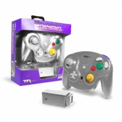 NINTENDO GC Wireless Controller (3rd) Wavedash - TTX Tech - Silver Gray - NEW
