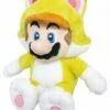 Plush - Nintendo - Super Mario - Cat Mario - Yellow - 10 In