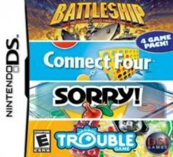 NINTENDO NDS Battleship / Connect Four / Sorry / Trouble