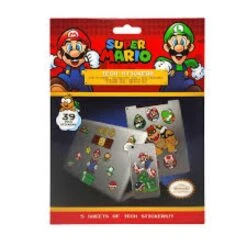 Game Stickers - Nintendo - Super Mario - Set Of 39 - NEW