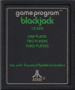Atari A26 Blackjack -Videos Gamer Gear Shop 30442 319 67fff3418d57a1.58489787 blackjacktext large c73cc8e5 03a0 4ce9 98c2 a2fd514e3985