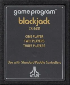 Atari A26 Blackjack -Videos Gamer Gear Shop 30443 319 67fff36324ed03.04548298 blackjacktextgold large 24b33235 3559 4982 beae 7c148f48f7aa