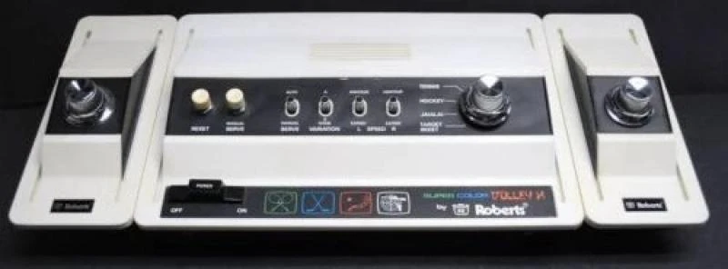 Super Color Volley X - Dyn Electronics - Console By Roberts - Pong Machine