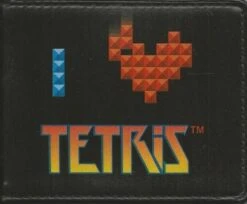 Gamer Wallet - Tetris - I Heart Tetris - Bifold Wallet - NEW