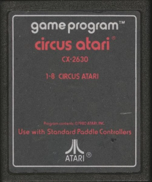 A26 Circus Atari - Paddle Controller Required 2 A26 Circus Atari - Paddle Controller Required - Image 2