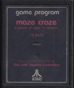 Atari A26 Maze Craze -Videos Gamer Gear Shop 30621 414 6817a7a05ffd86.45135821 maze craze text cart large 71e84d28 9180 46fd 89da cc82addcfcaf