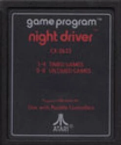 Atari A26 Night Driver - Paddle Controller Required -Videos Gamer Gear Shop 30646 425 6818e4ec6a80f7.08894638 night driver text cart large 13cc9eb1 c202 49cb 88e3 f228070e88a5