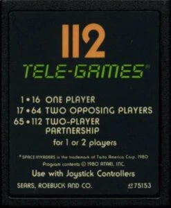A26 Space Invaders - Atari Or Sears / TeleGames Picture Or Text Label -Videos Gamer Gear Shop 30753 504 6822424f80e7c9.43102053 space invaders sears text cart large dfc4fb1d 1241 4061 ba2e b86c5754a39a