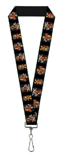 Lanyard - SEGA Genesis - Alex Kidd - 3 Pixel Poses - NEW