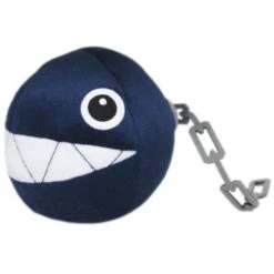 Plush - Nintendo - Super Mario - All Stars - Chain Chomp - Blue - 6 In