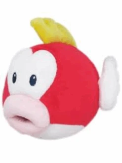 Plush - Nintendo - Super Mario - Cheep Cheep - Fish - 6 In