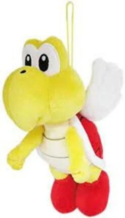 Plush - Nintendo - Super Mario - Koopa Paratroopa - Red With Wings - 6 In