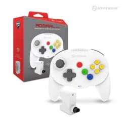 N64 Controller (3rd) NEW - Wireless Bluetooth BT Admiral - Hyperkin - WHITE