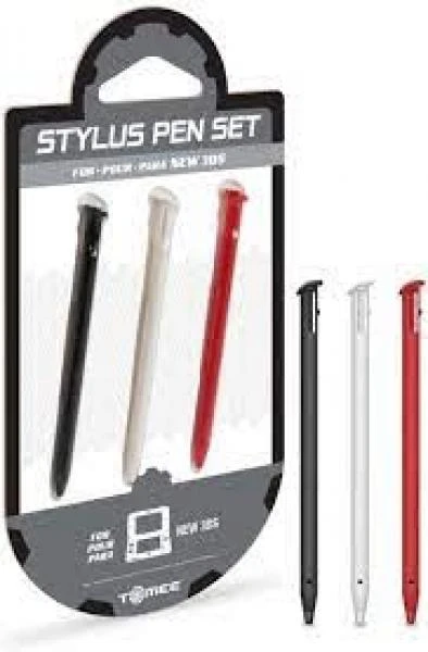 NDS 3DS Stylus Pen Set For NEW 3DS Consoles - 3 Pack - (3rd) Tomee - NEW 1 NDS 3DS Stylus Pen Set For NEW 3DS Consoles - 3 Pack - (3rd) Tomee - NEW
