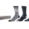 Apparel Gamer Gear - Playstation - Sony Playstation Logo Socks - 3 Pack In PS1 Box - CREW Socks