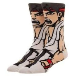 Apparel Gamer Gear - Street Fighter - Ryu - CREW Socks - Character Collection