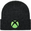Gamer Hat - Microsoft Xbox - Xbox Logo - Black / Gray - Beanie Hat