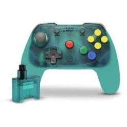 NINTENDO N64 Controller (3rd) WIRELESS Brawler64 - Retro Fighters - NEW - BLUE