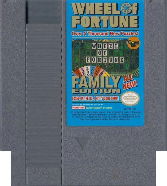 NINTENDO NES Wheel Of Fortune - Family Edition