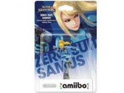 NINTENDO Amiibo - Gold Smash Base - Zero Suit Samus - Metroid - Blonde Suitless Samus In Her Blue Zero Suit And Gun Heels - NEW