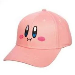 Gamer Hat - Nintendo - Kirby - Big Face - Pink - NEW