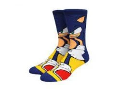 Apparel Gamer Gear - Sonic The Hedgehog - Sonic Character 360 Animigos - CREW Socks - NEW