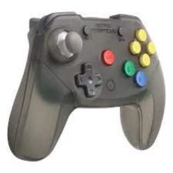 NINTENDO N64 Controller (3rd) WIRELESS Brawler64 - Retro Fighters - NEW - SMOKE GRAY
