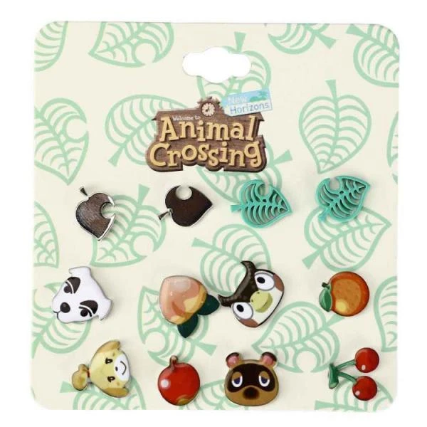 Apparel Gamer Gear - EARRINGS - Nintendo - Animal Crossing - NEW 1 Apparel Gamer Gear - EARRINGS - Nintendo - Animal Crossing - NEW