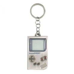 Keychain - Nintendo - Gameboy - Silver - Metal - NEW