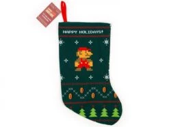 Gamer Toys - Holiday Stocking - Nintendo - Super Mario - Retro Style - NEW