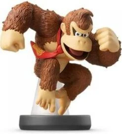 NINTENDO Amiibo - Gold Smash Base - Donkey Kong - Donkey Kong - Large Brown Hairy Gorilla With A Red Tie - USED