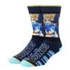 Apparel Gamer Gear - Sonic The Hedgehog 2 - Sonic & Tails Characters 360 Animigos - CREW Socks - NEW