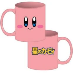 Z Novelty Mug - 16oz - Nintendo - Kirby - Big Face - Pink - NEW
