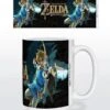 Z Novelty Mug - 15oz - Nintendo - Zelda - Breath Of The Wild - Game Over - NEW